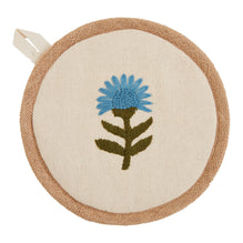 Mud Pie Floral Embroidery Pot Holders