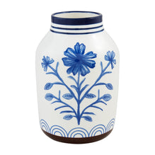 Mud Pie Blue Floral Vases