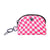 Simply Southern Small Zipper Pouch Keychain -Pink Checkered