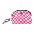Simply Southern Small Zipper Pouch Keychain -Pink Checkered