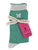 Simply Southern Women's Green Crew Socks