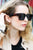 Tortoise Shell Thick Frame Rectangle Sunglasses