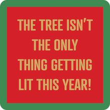 Drinks on Me Coasters -Christmas