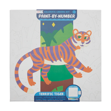 Colorific Canvas Paint by Number Kit -Terrific Tiger