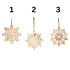 Wood Snowflake Ornaments