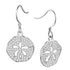 Sterling Silver Sand Dollar Earrings
