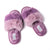 Cotton Candy Puff Slippers: Grape