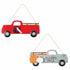 Mud Pie Fall/Christmas Truck Reversible Door Hanger