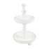 Mud Pie White Tiered Server