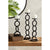 Mud Pie Black Chain Link Candlesticks