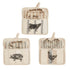 Mud Pie Farm Pot Holder & Towel Sets