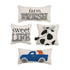 Mud Pie Mini Farm Hooked Pillows