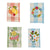 Mud Pie Fruity Floral Check Towels