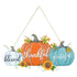 TRIO THANKFUL PUMPKIN HANGER