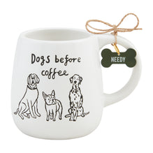 Mud Pie Collar Charm Dog Mugs