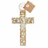 White Pearl Wood Cross