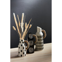 Mud Pie Black Patterned Bud Vases