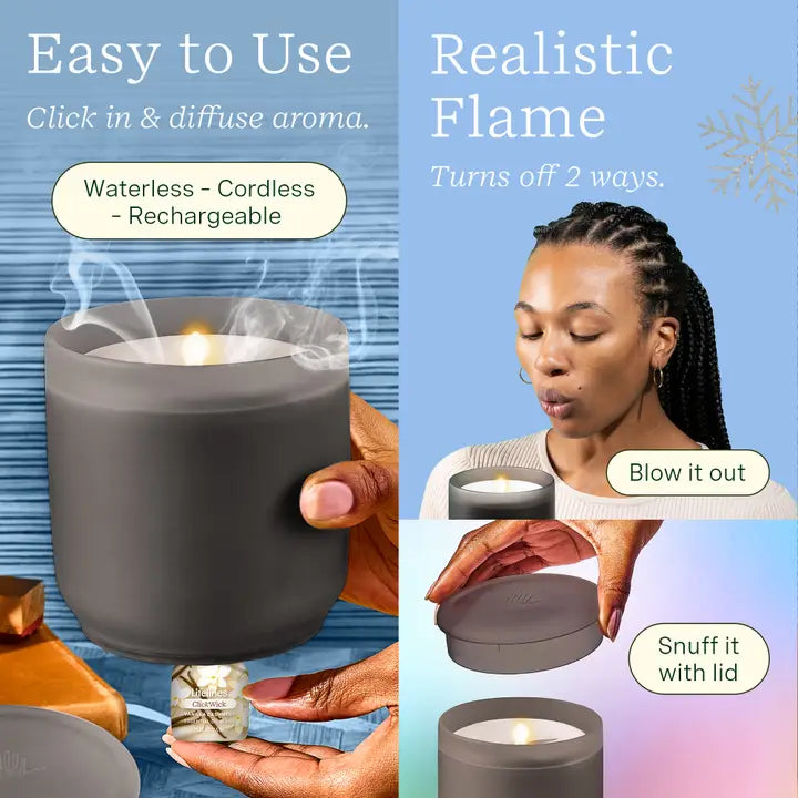 Lifelines Flameless Candle Diffuser - Winter – Aimaleigh's Boutique