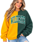 Wildcats: 2-Toned Custom Embroidered Mascot Sweatshirt