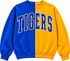 Tigers: 2-Toned Custom Embroidered Mascot Sweatshirt