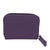 Double Zip Accordion Credit Card Holder 6714 -Purple