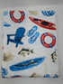 Custom Embroidered Towel us-Nautical