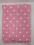 Custom Embroidered Towel -Pink Polk Dot