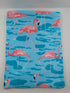 Custom Embroidered Towel -Flamingo in Water