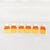 Small Candy Corn Cutouts (Set of 6)