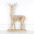 Large Wooden Reindeer Sitter