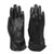 Black Leather Tech Gloves 8266