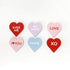 Small Conversation Hearts Cutouts (Set of 6)