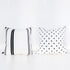 Black/White Stripes/Polka Dots Reversible Pillow (Copy)