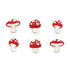 Small Mushroom Cutouts (Set of 6)