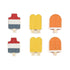 Small Popsicle Cutouts (Set of 6)