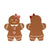 Gingerbread Girl  Double Sided Wood Block