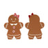 Gingerbread Girl  Double Sided Wood Block