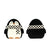 Penguin Double Sided Wood Block