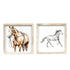 Horse Double Sided Wood Sign