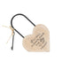 Heart Key Lock Double Sided Wood Shape