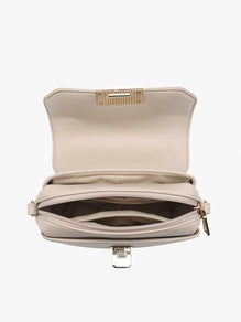 Casablanca Push-Lock Crossbody w/ 3 Compartments
