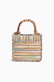 Copy of Luxe Leopard Bamboo Handle Handbag