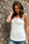 Added Touch - White Lace Cami