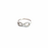 925 Silver CZ Infinity Ring