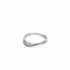 925 Silver CZ Overlap Twist Ring