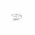 925 Silver Clear Cz Marquise Wrap Ring