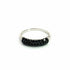 925 Silver Black CZ Ring