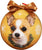 Christmas Dog Shatterproof Ball Ornament