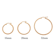 Rose Gold DC Hoops