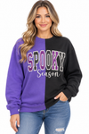 Spooky season 2-Toned Custom Embroidered Mascot Sweatshirt (Copy)